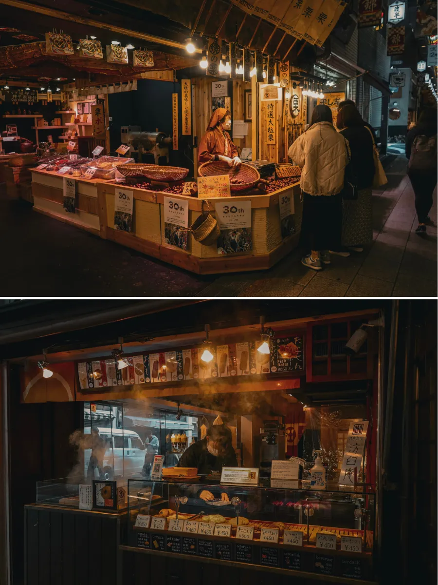 Nishiki Market itinerary kyoto