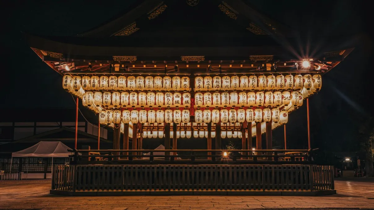 kyoto at night