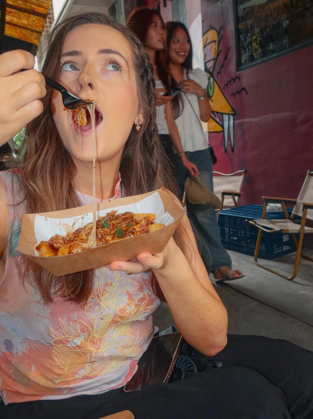 tara o'reilly cheese pull poutine bangkok