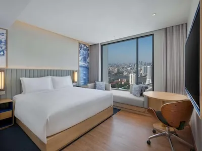 Garden Inn, mid-range hotel in a local pocket of Khlong San Bangkok