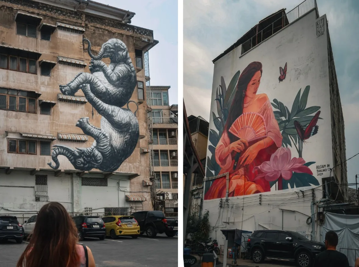 street art songwat road