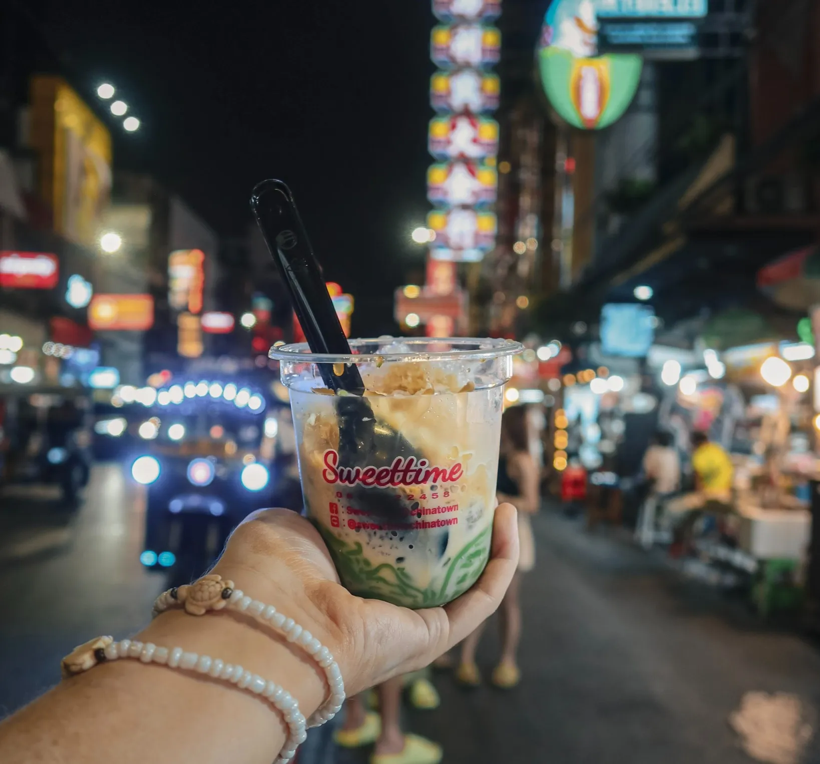 best desserts chinatown sweettime bangkok pandan noodles
