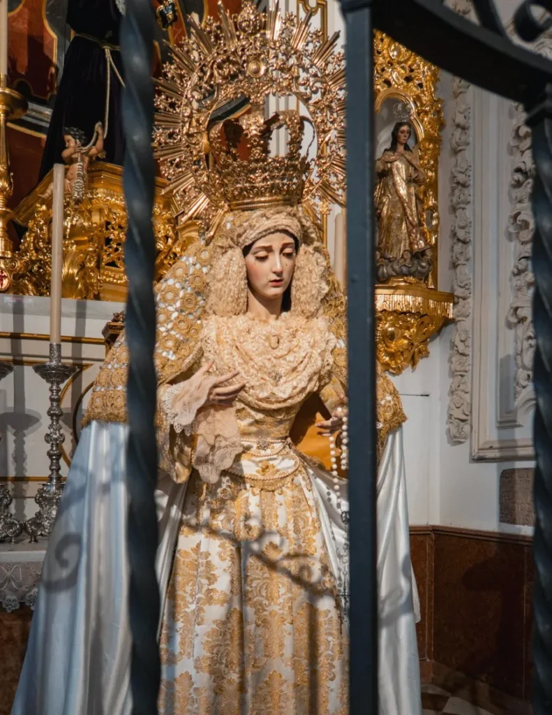 relics of Parroquia Santiago Apóstol Málaga church spain