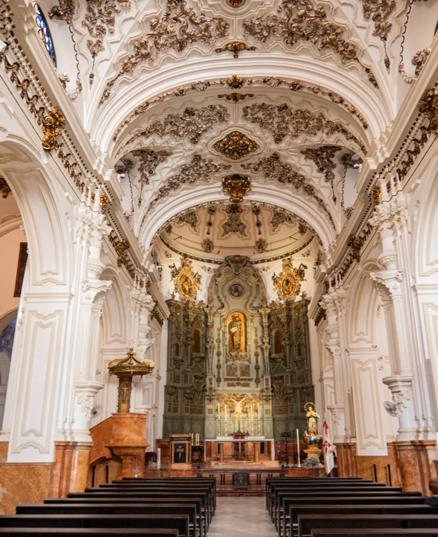 churches in old town malaga