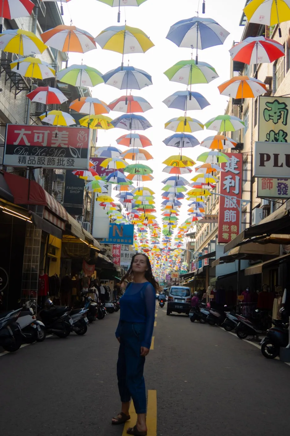 umbrella street - instagrammable spots kaohsiung