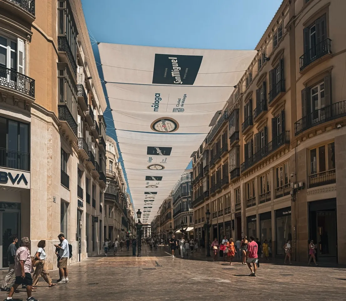 main street malaga old town