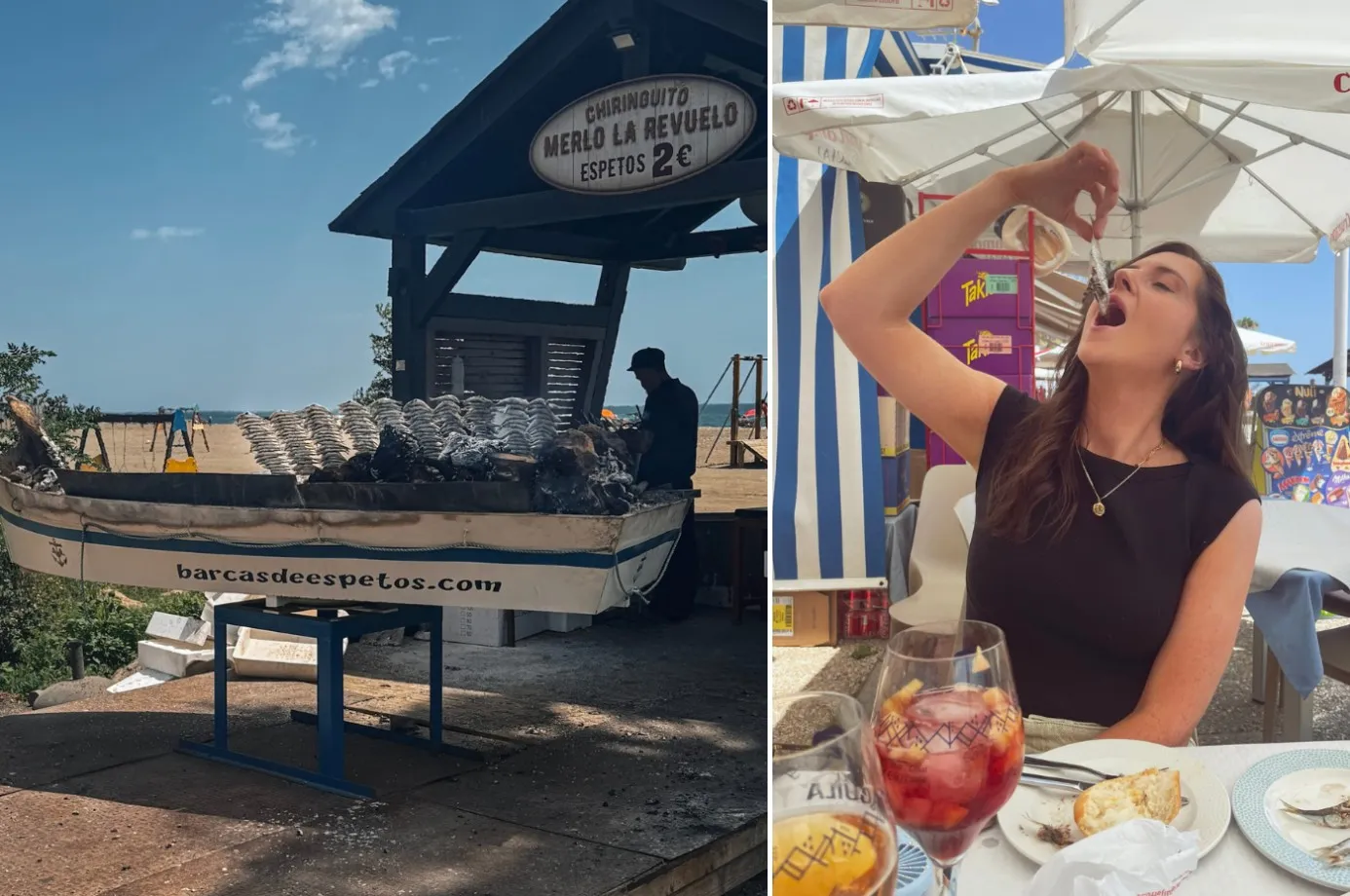 things to eat in malaga - Espetos