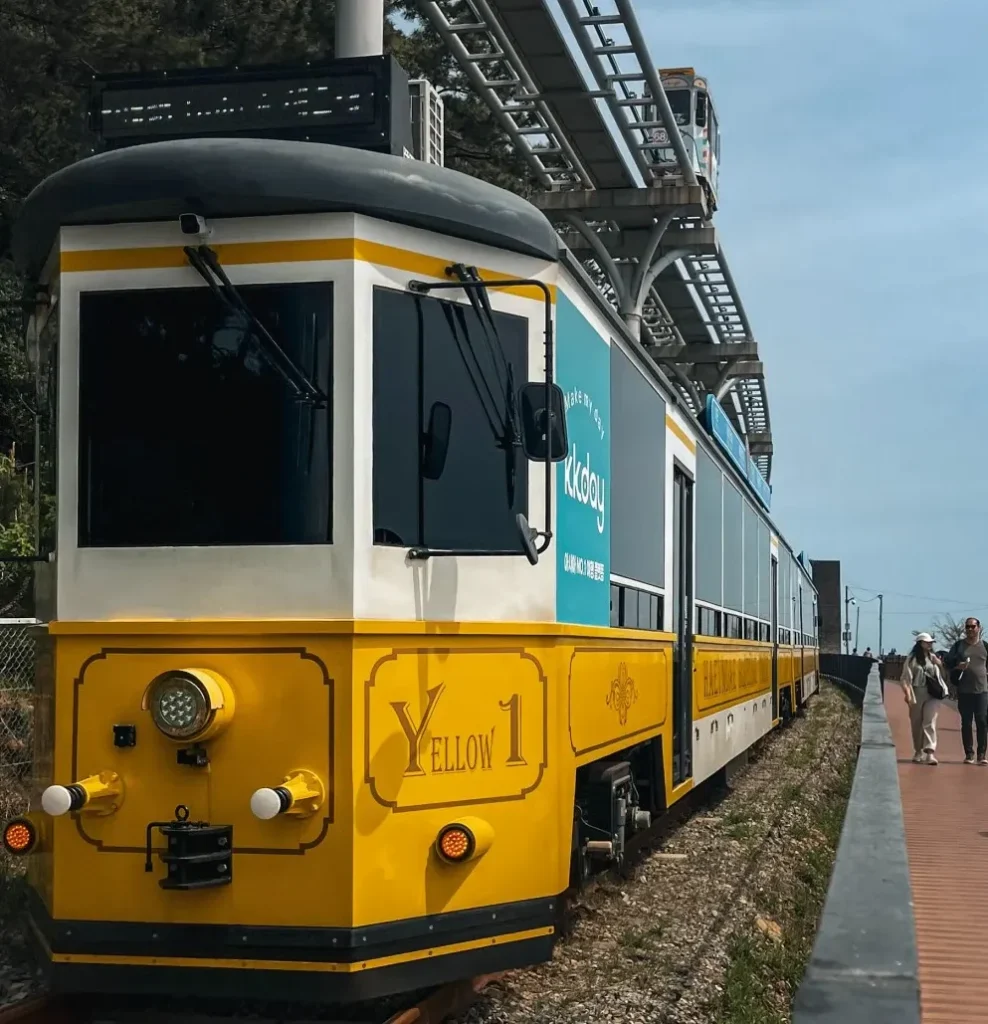 haeundae beach train busan