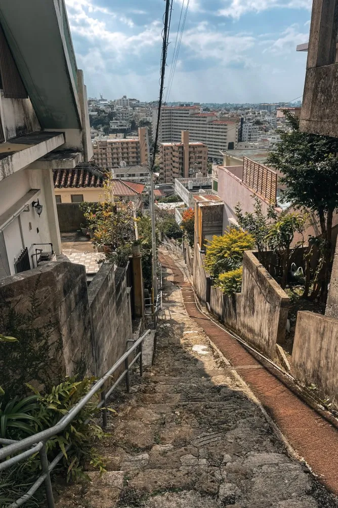 Shuri Kinjo Town Stone-paved Road