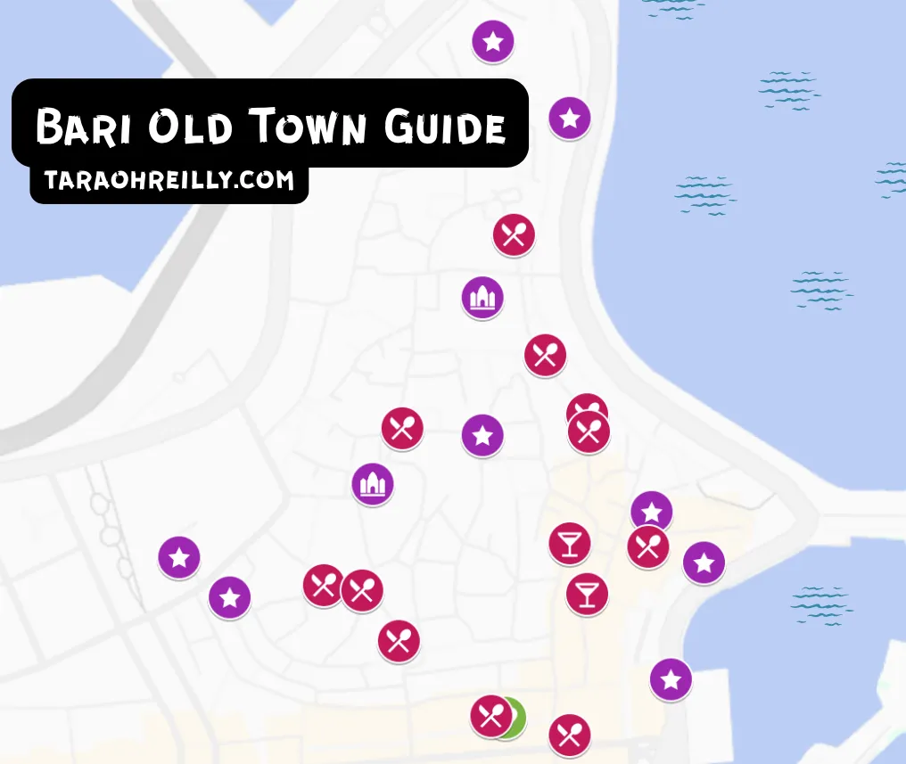 bari old town map