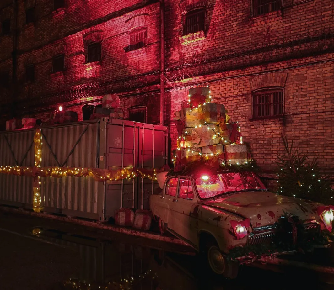 Lukiskes Prison at christmas