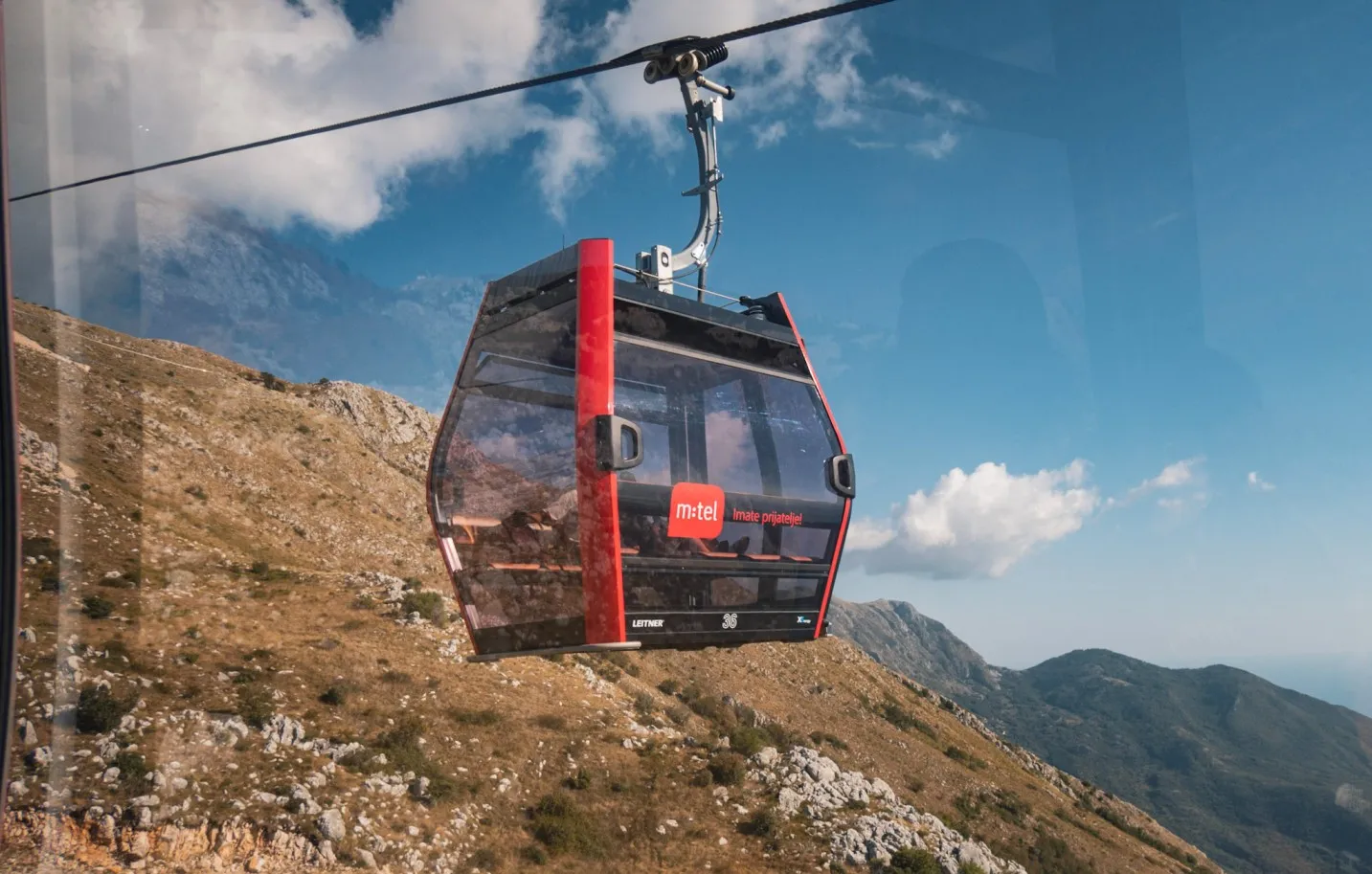 lovcen cable car bay of kotor