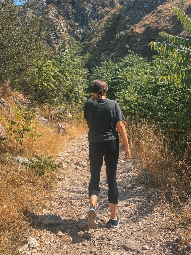 tara o'reilly hiking in kotor