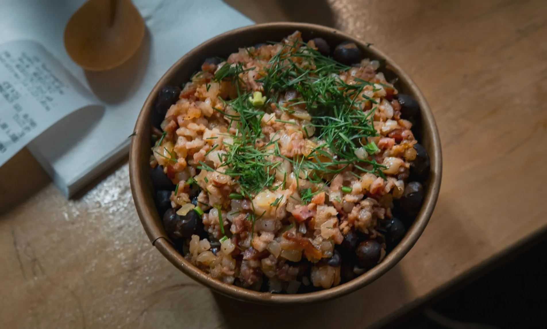 grey peas and bacon what to eat in latvia