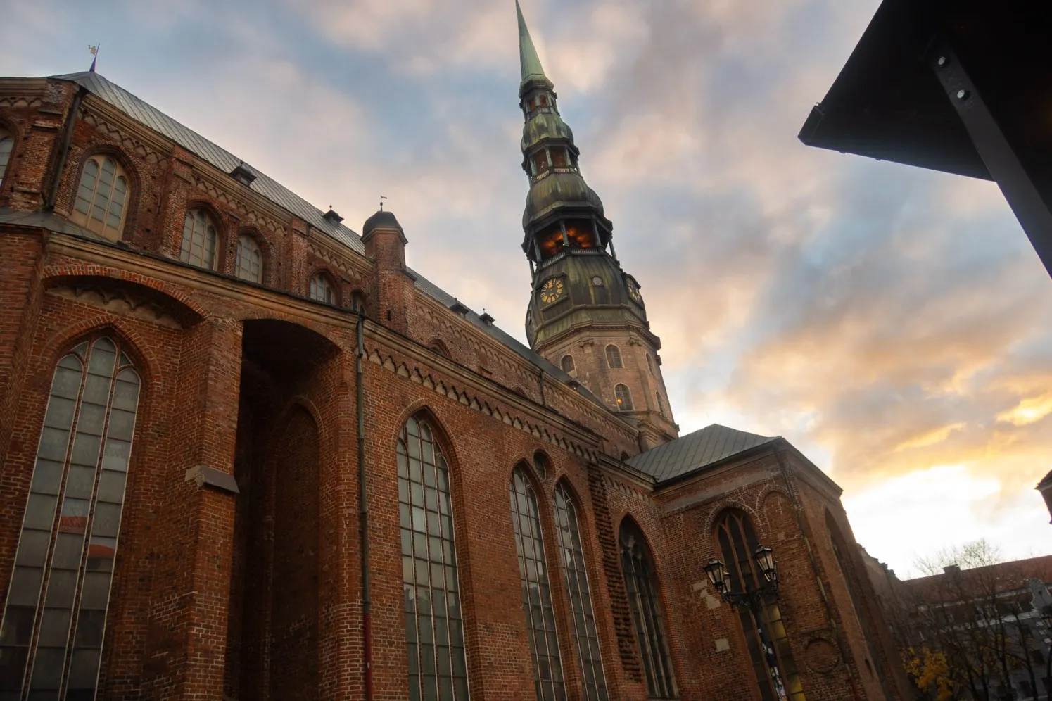 st peters church old town riga