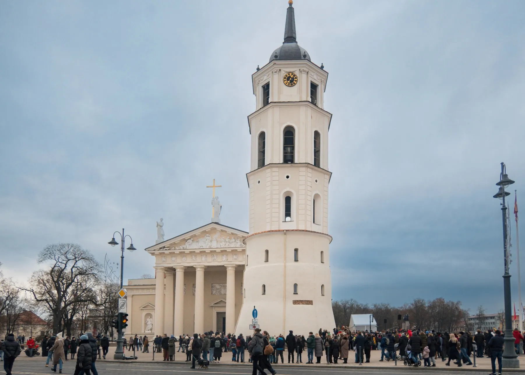 best things to do in vilnius: Vilnius Cathedral + Bell Tower