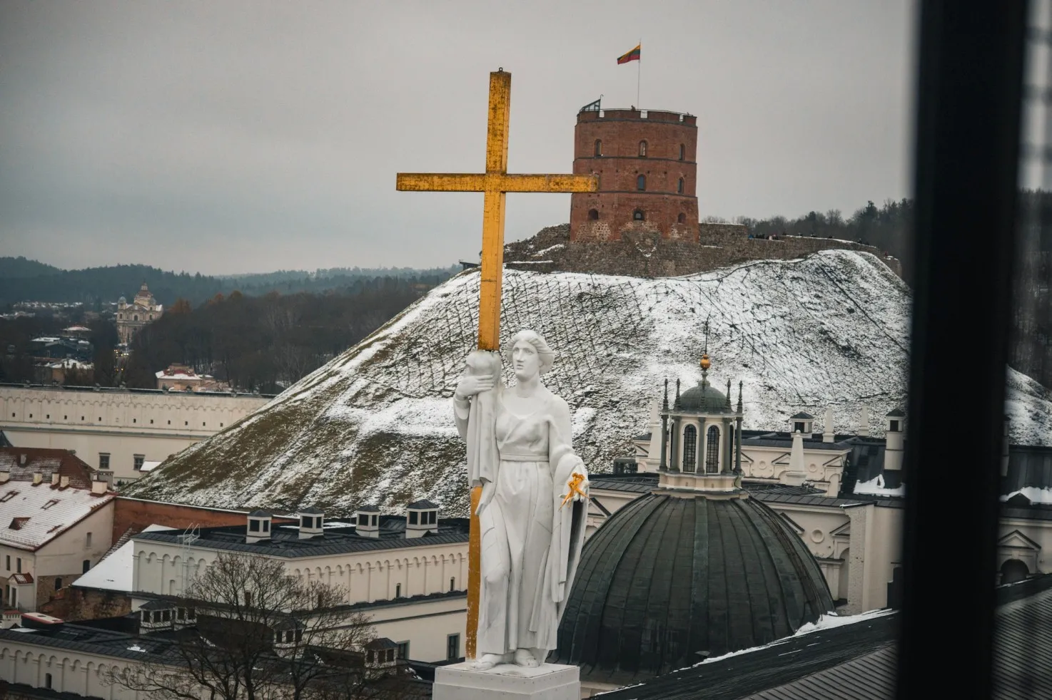 view from vilnius bell tower