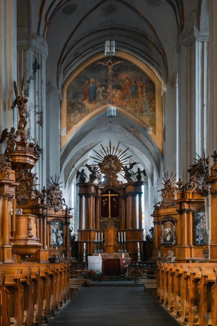 interior of Church of St Anne