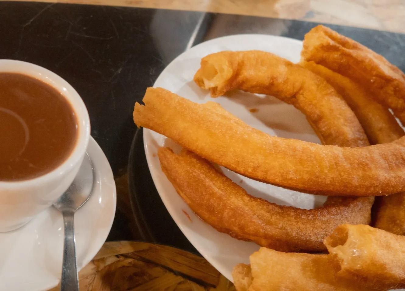 Churros con Chocolate spanish food