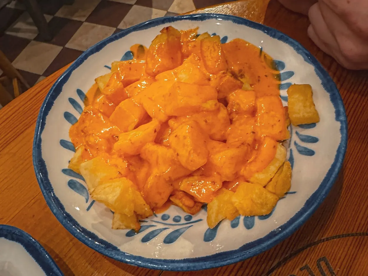 Patatas Bravas spanish food potatoes

