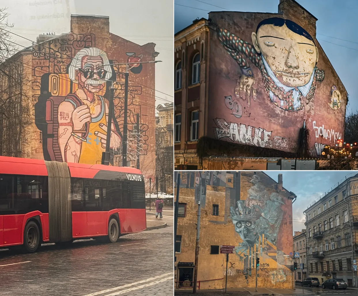 what to do in vilnius mural