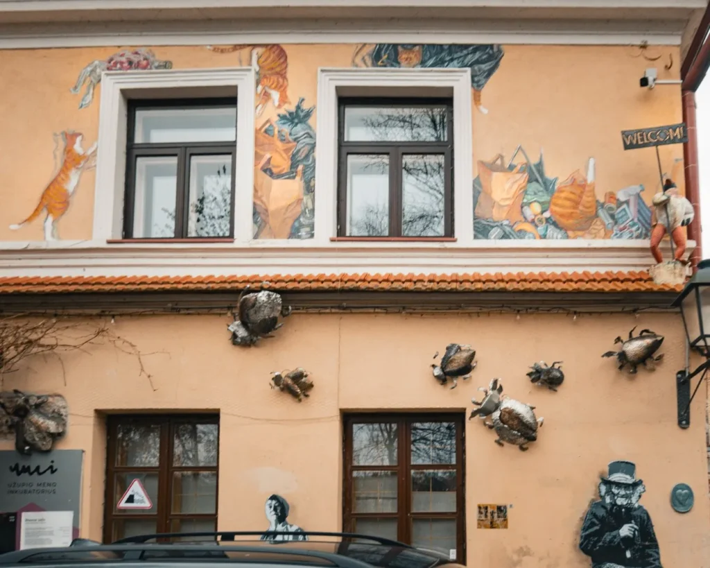 republic of uzupis vilnius neighbourhood