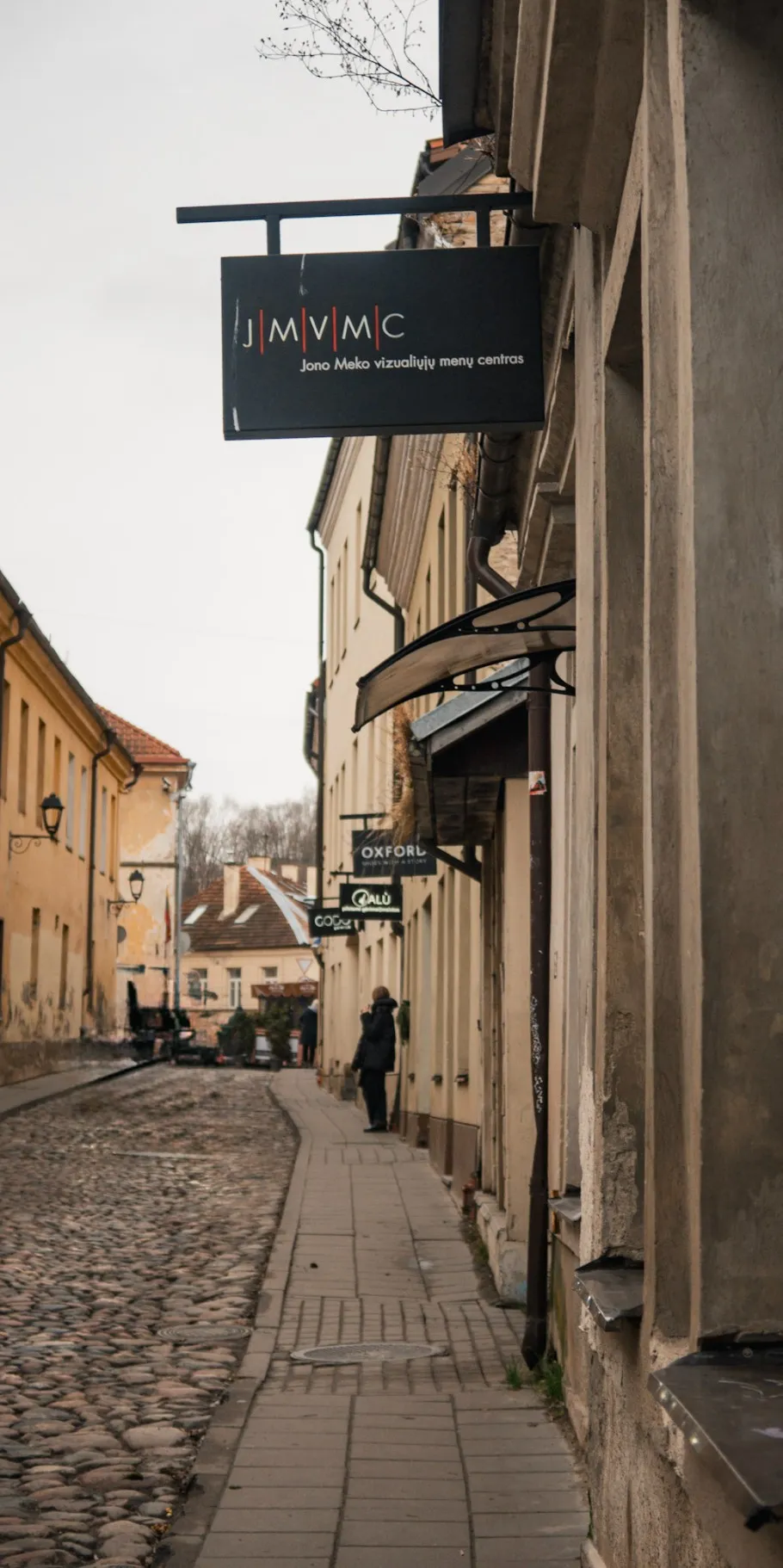 uzupis cobblestone streets