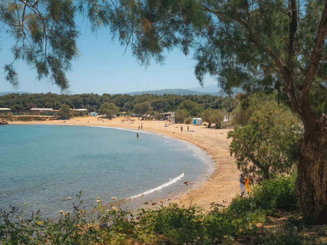 where to stay near the beach in chania crete