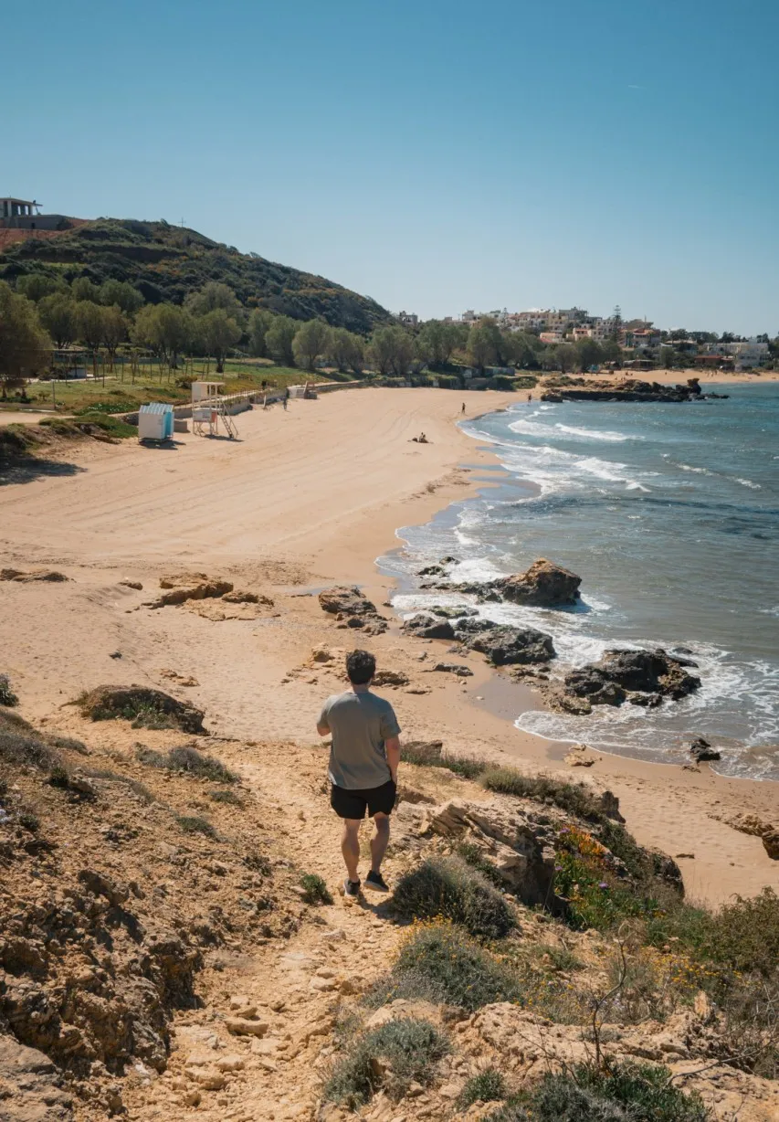 Aptera Beach is one of the beautiful beaches near chania crete