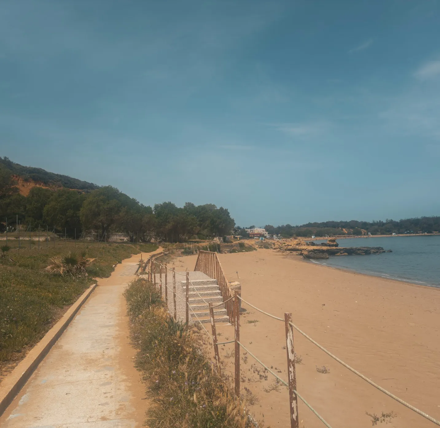 Aptera Beach Chania walking path