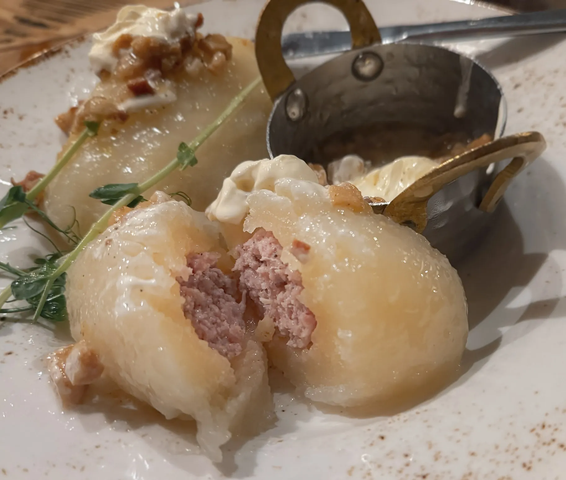 Cepelinai lithuanian food to try