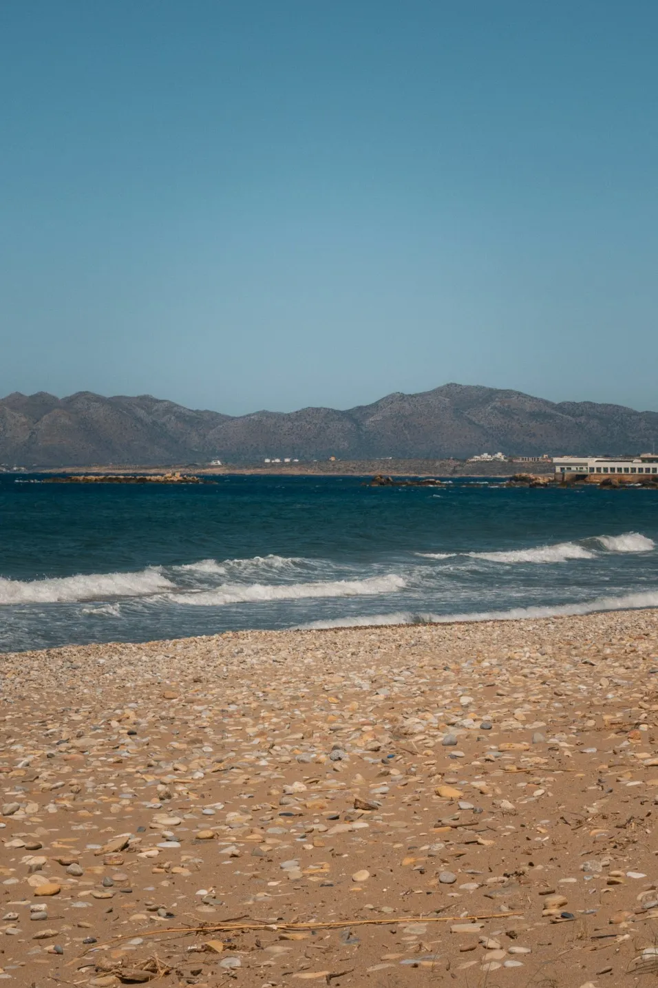 quiet beaches in chania