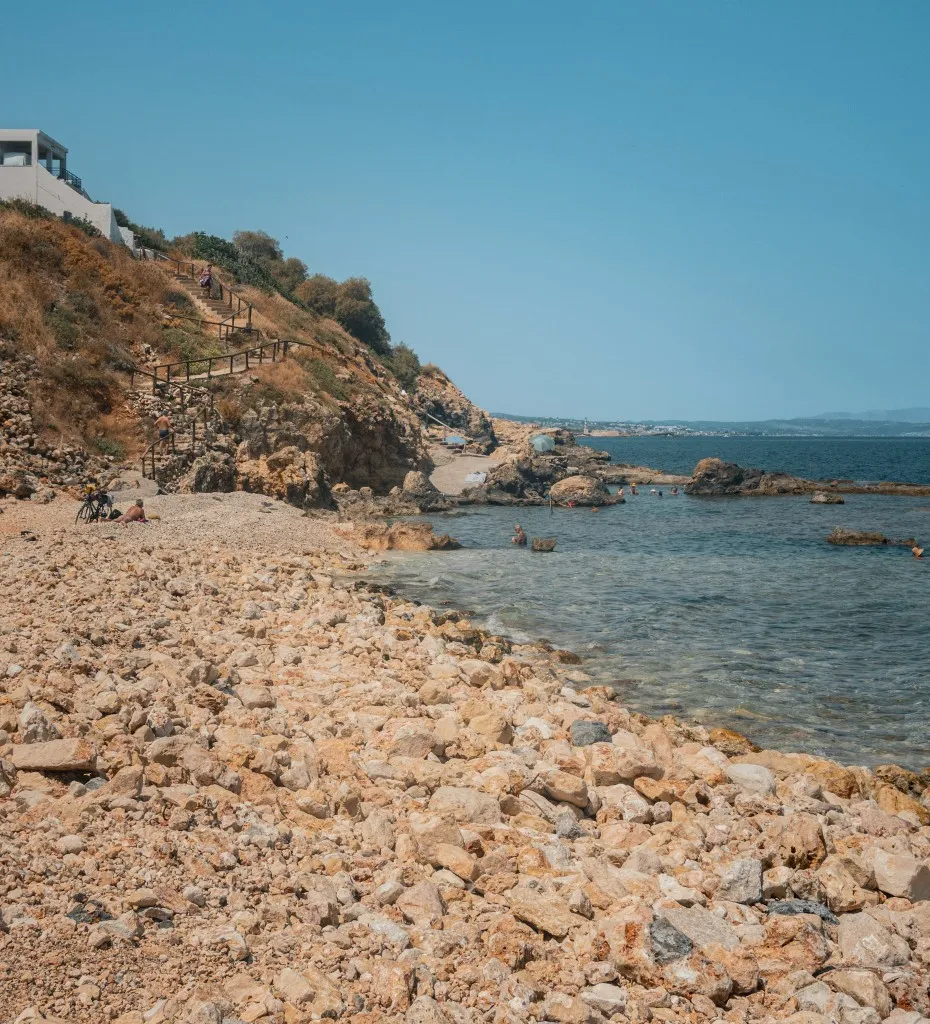 natural swimming pool Kouloura Beach
chania