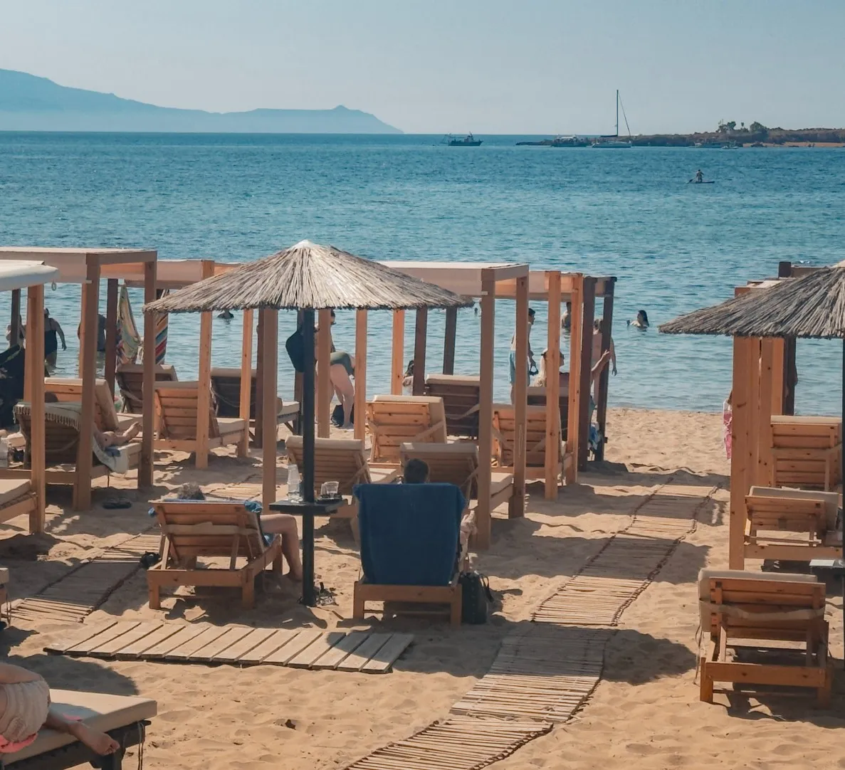 Crete beaches nea chora beach
