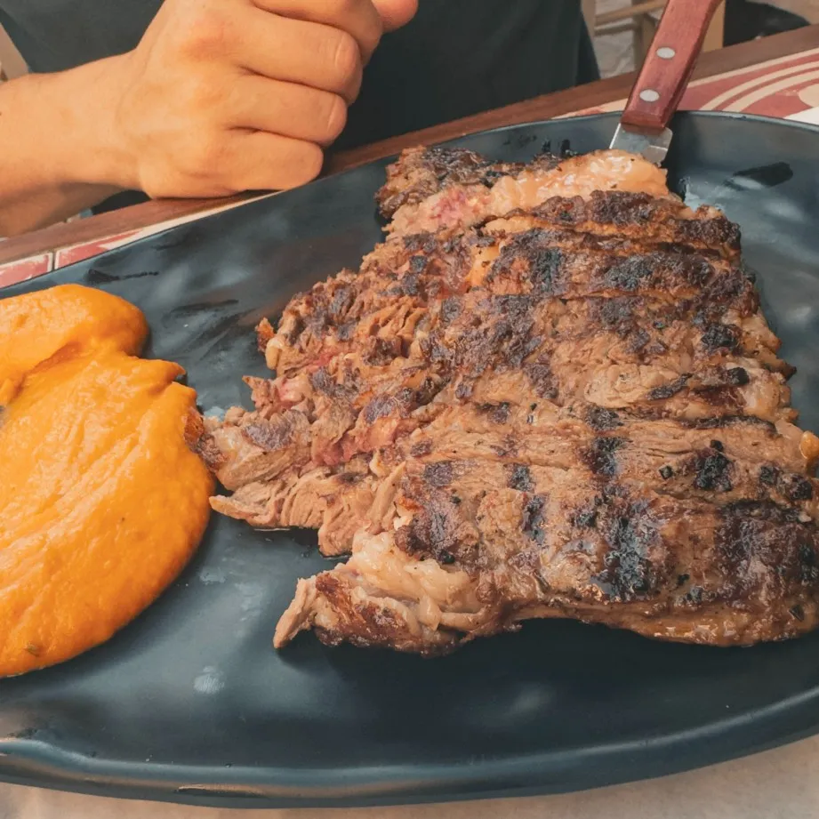 Rib eye black angus from throumbi chania