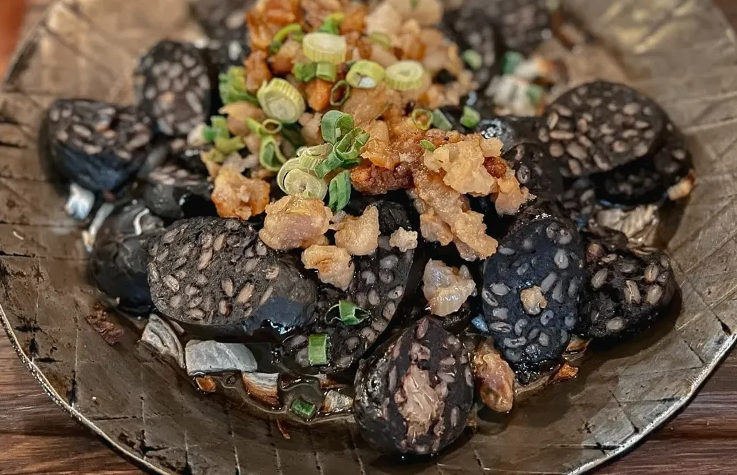 must try Lithuanian food Kraujiniai Vėdarai (Blood Sausage)
