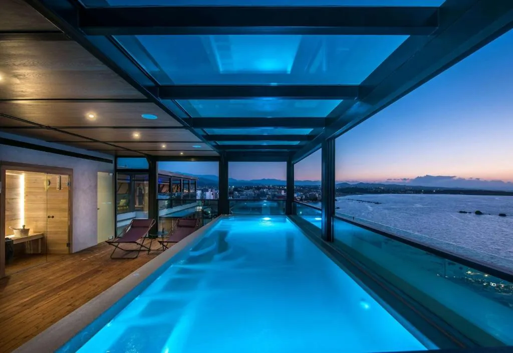 chania flair boutique hotel adults only nea chora rooftop pool