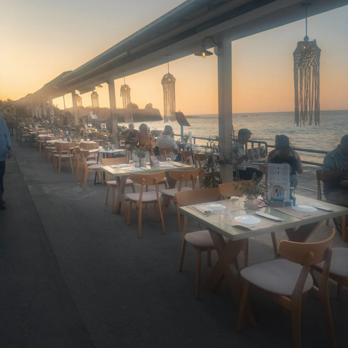 koum kapi's long street of cafes and restaurants