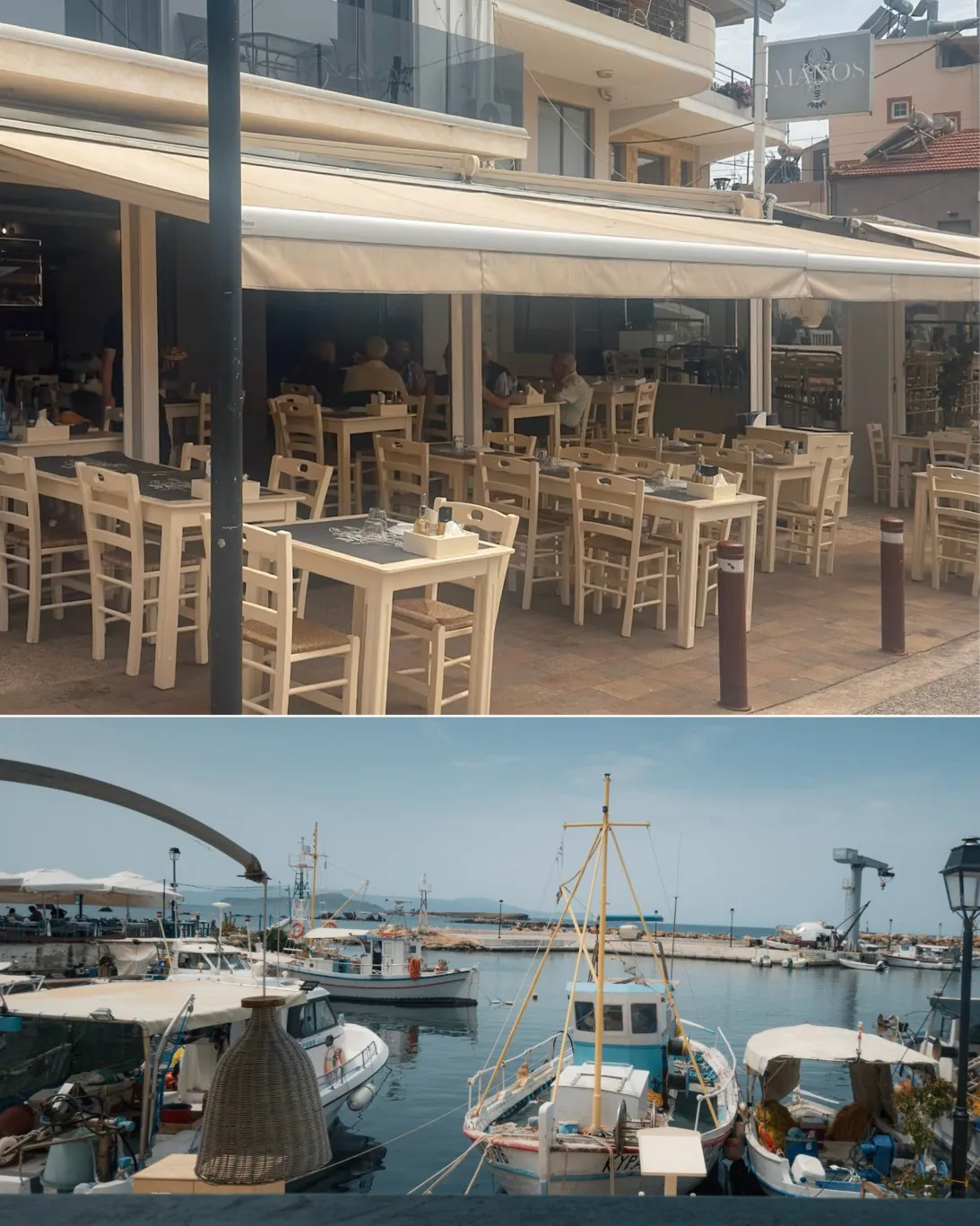 Manos Taverna nea chora chania