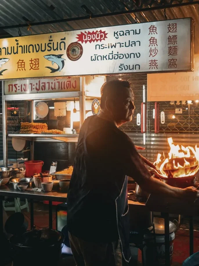 shark fin soup in chinatown bangkok