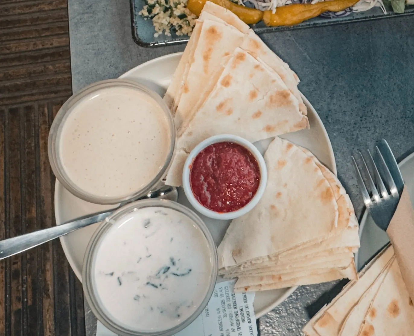 warm homemade arabic bread from falavela