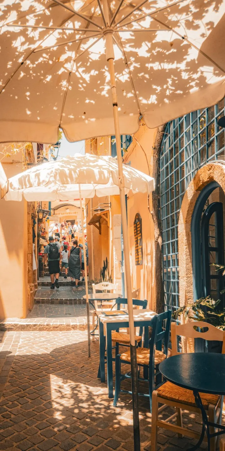 best place to stay chania old town alleys