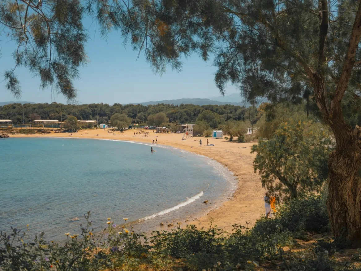 view of Agii Apostoli Beach Crete