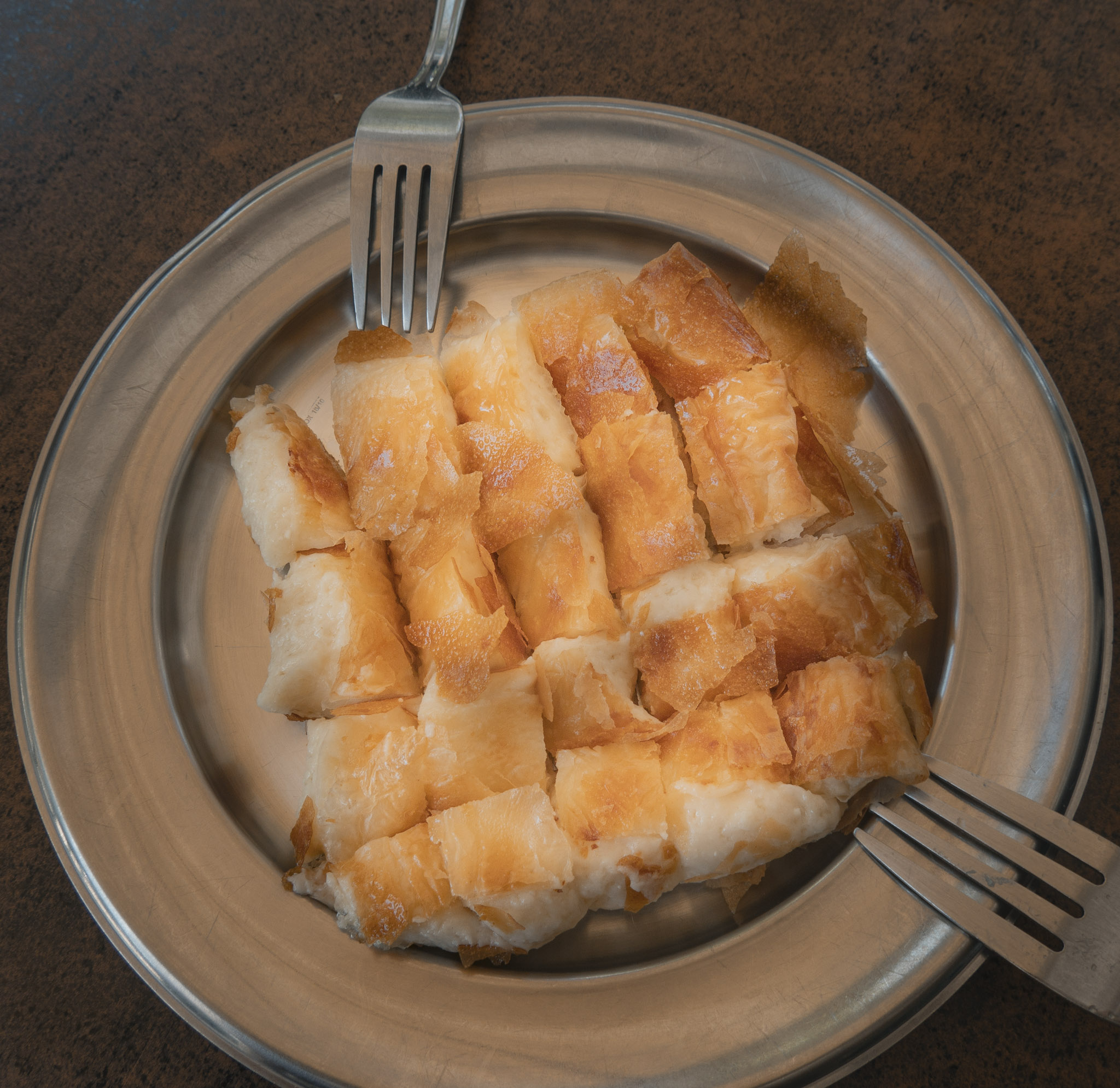 traditional Bougatsa from Bougatsa Chania