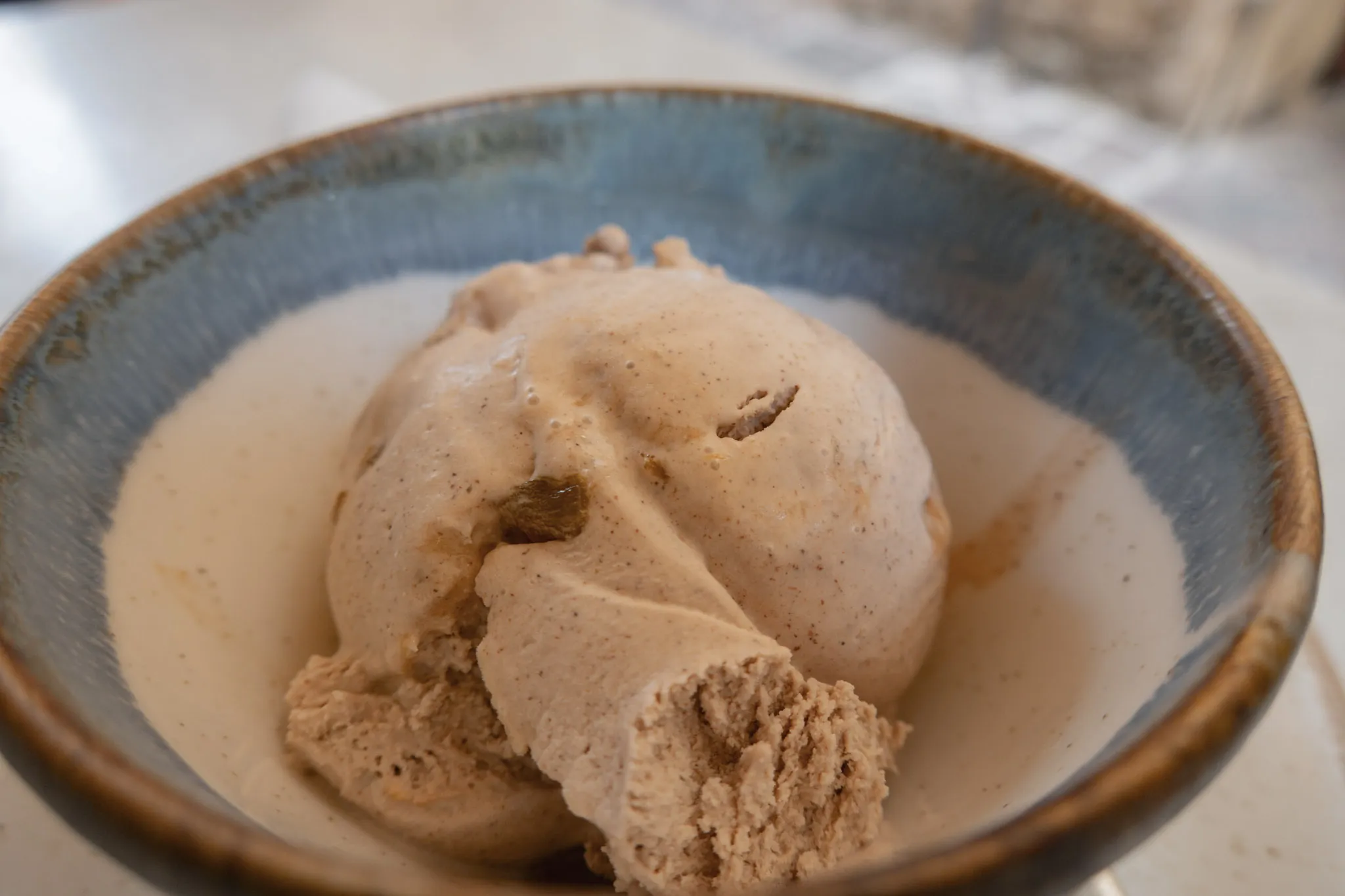 best gelato in chania old town belongs to sketi glyka cinnamon apricot