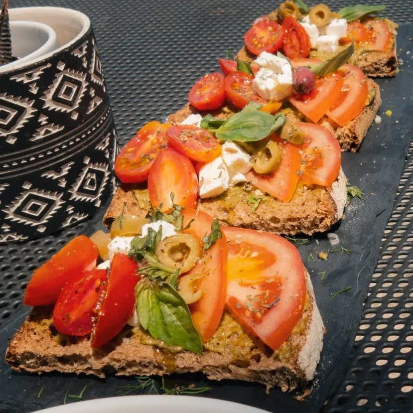 4 slices of Bruschetta from Nafsithea