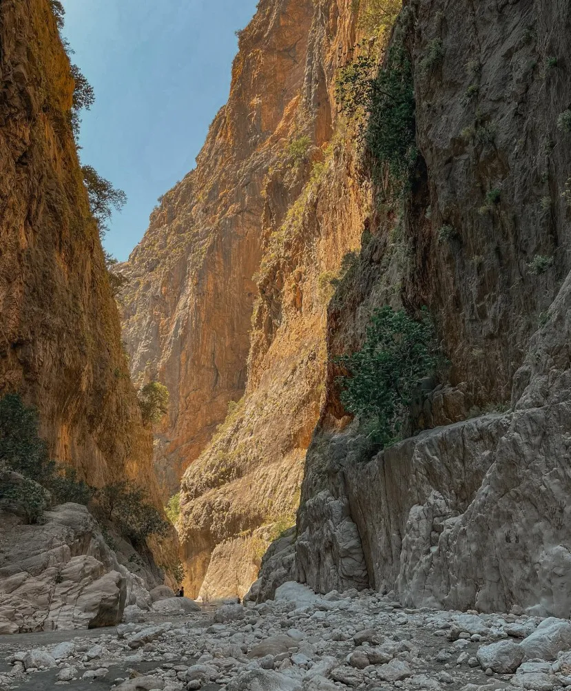 Samaria Gorge is one of the best day trips in crete