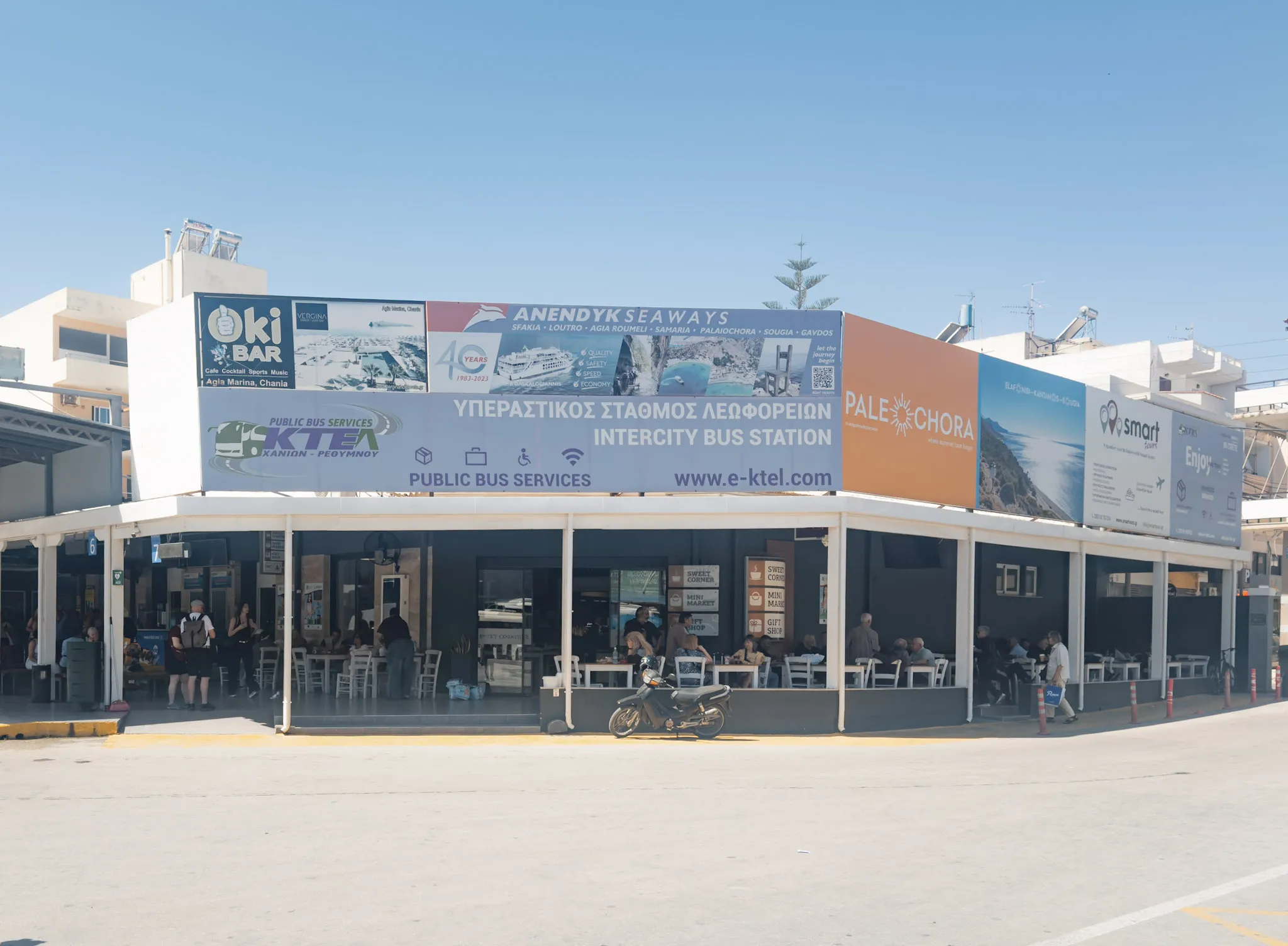 Chania bus station how to get around Chania Crete