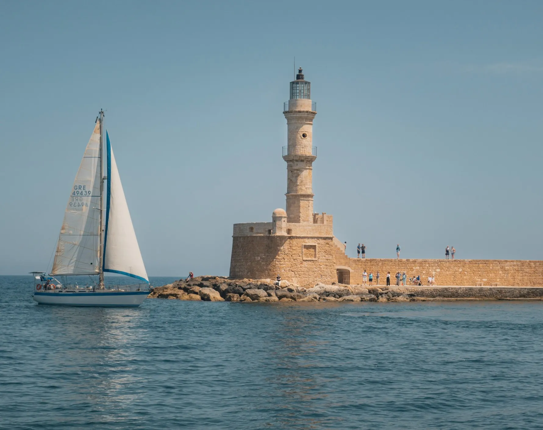 chania in summer