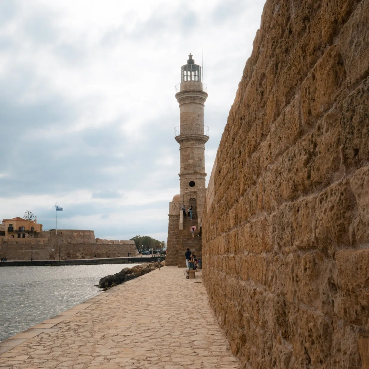 chania old town lighthouse